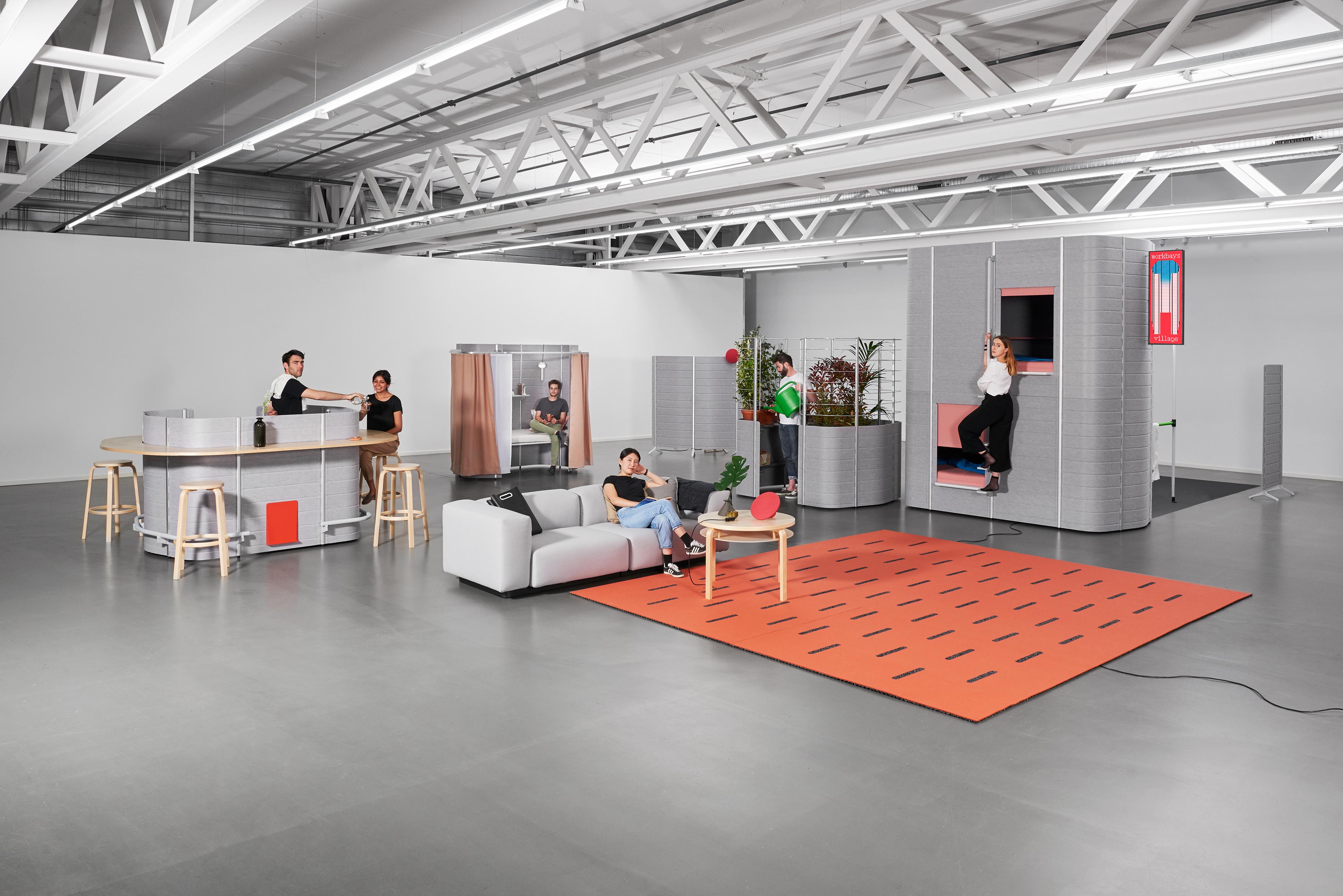 会议台|静音舱/洽谈屋|办公家具|设计师家具|Workbays Space Service Point